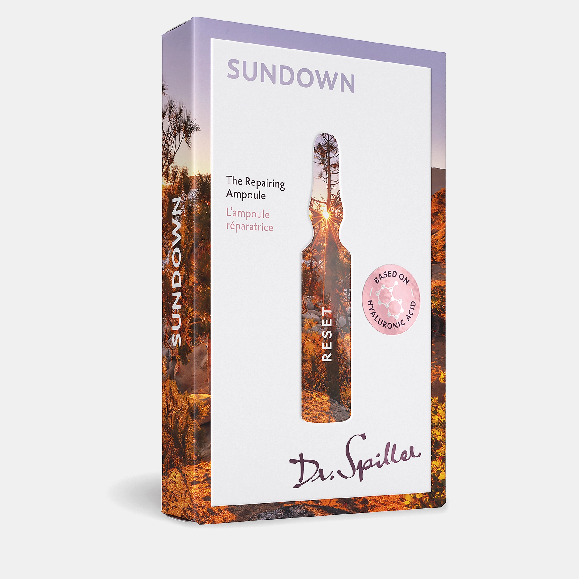 RESET - The Repairing Ampoule – 7 x 2ml Gesichtsampulle Ideal nach dem Sonnenbad – Dr. Spiller